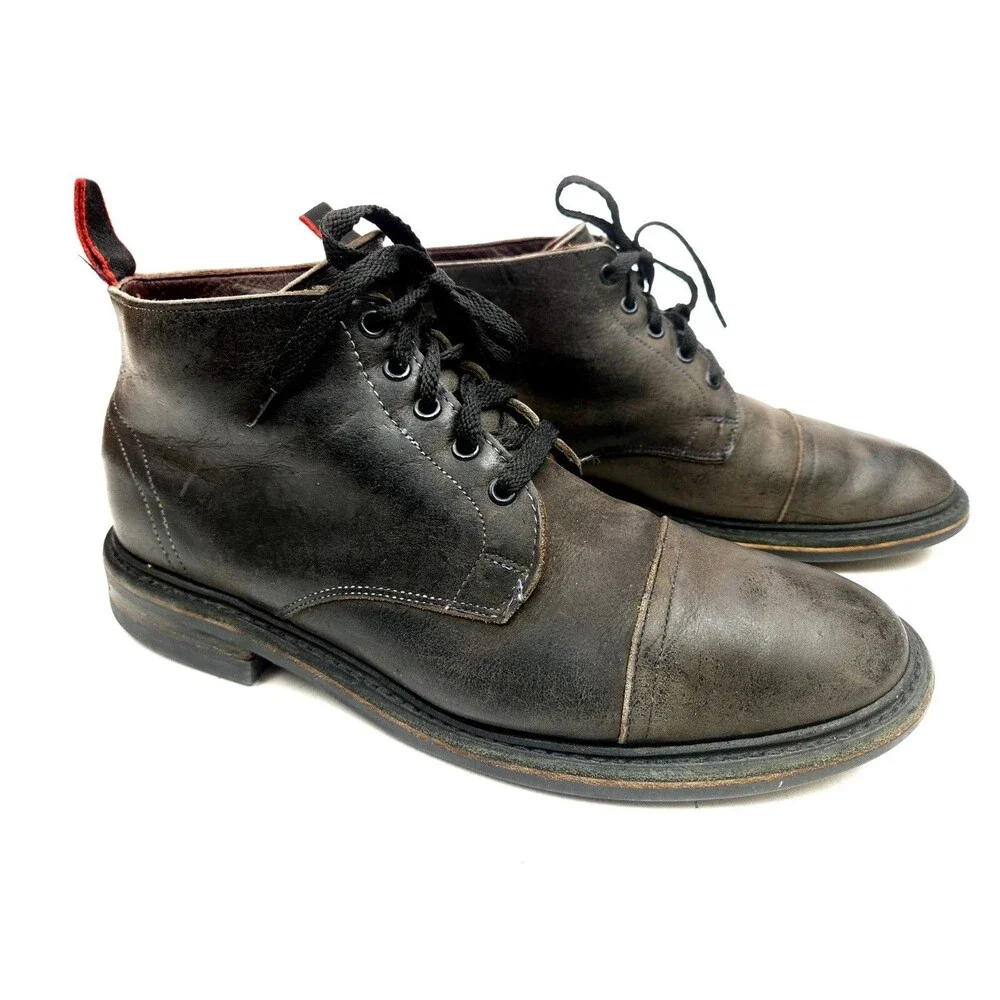 Allen Edmonds Patton Boots Dainite Rubber Soles Men Size 9.5 D